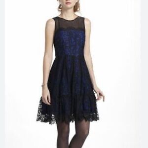 Anthropologie Moulinette Soeurs Lace Overlay Dress - Size 14